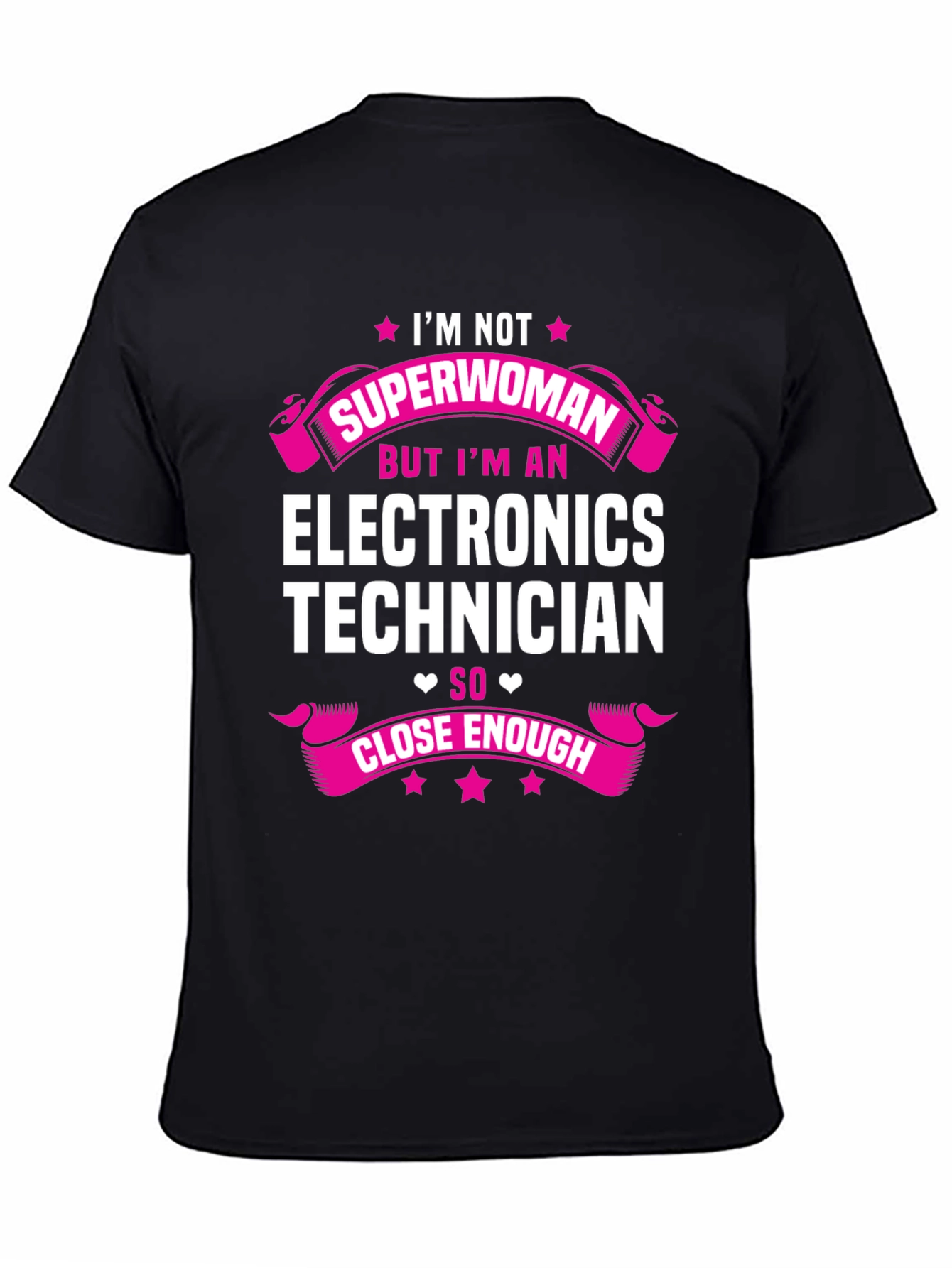 Electronics Technician Superwoman T-Shirt
