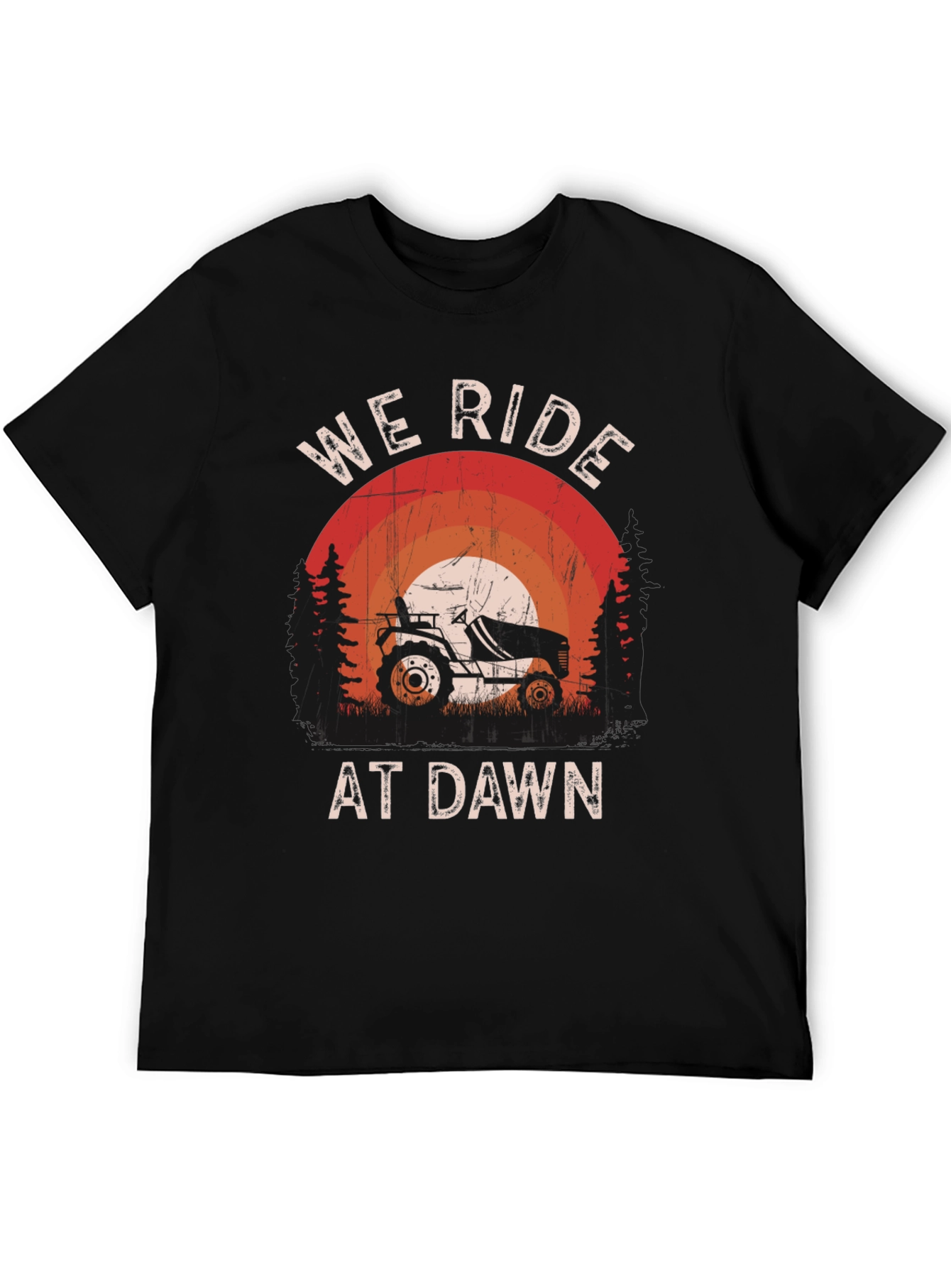 We Ride At Dawn Tractor T-Shirt