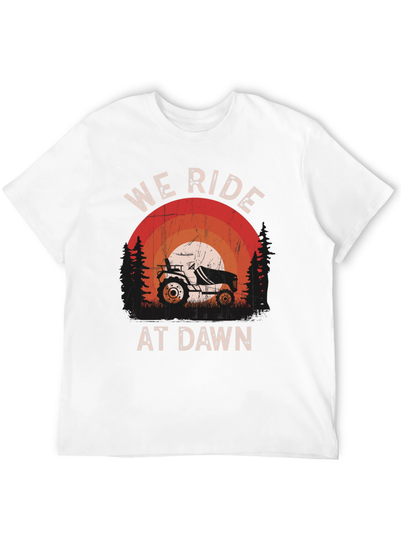 We Ride At Dawn Tractor T-Shirt