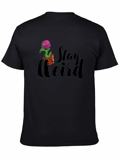Stay Weird Venus Flytrap T-Shirt - Black