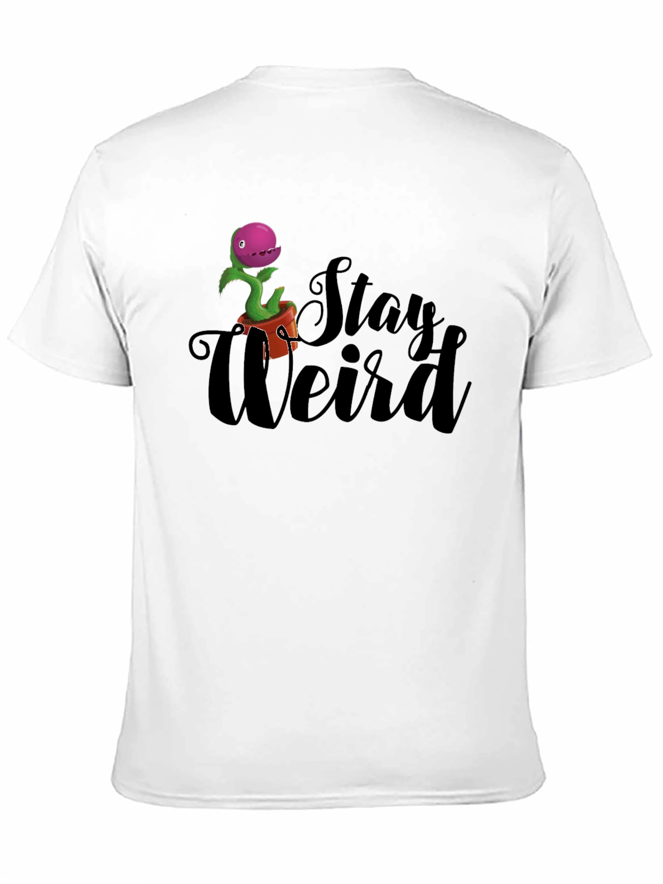 Stay Weird Venus Flytrap T-Shirt - Black