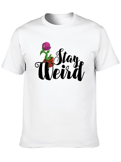Stay Weird Venus Flytrap T-Shirt - Black