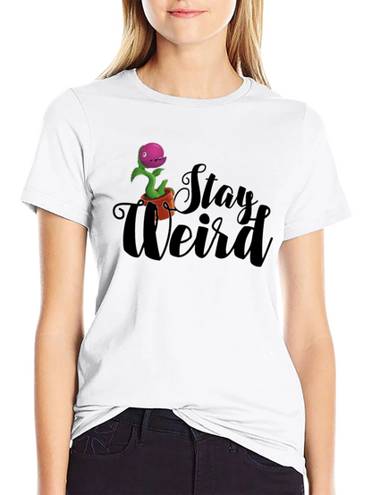 Stay Weird Venus Flytrap T-Shirt - Black
