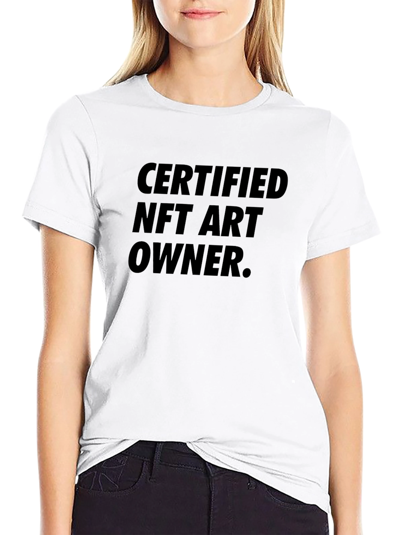 Certified NFT Art Owner Black Graphic Tee