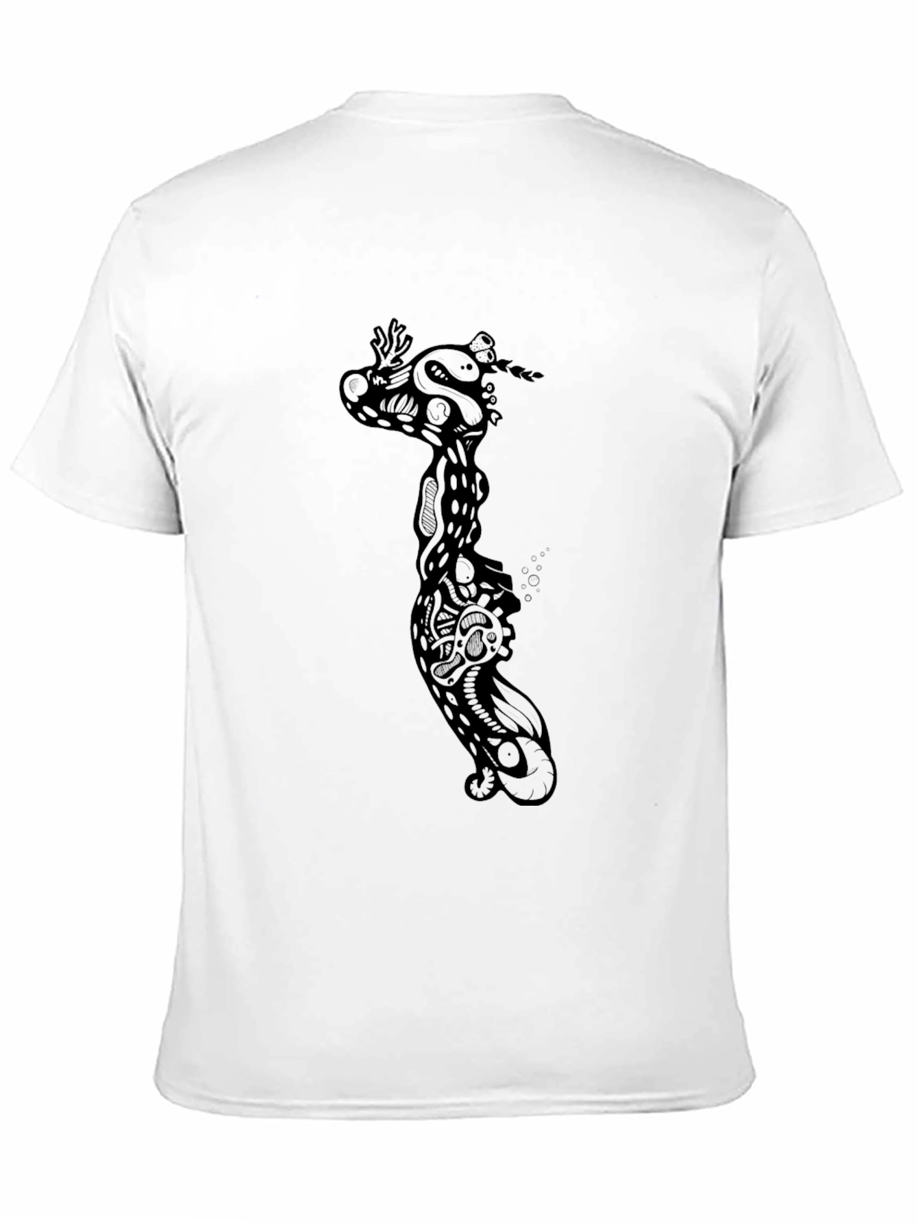 Black Graphic Print Crew Neck T-Shirt