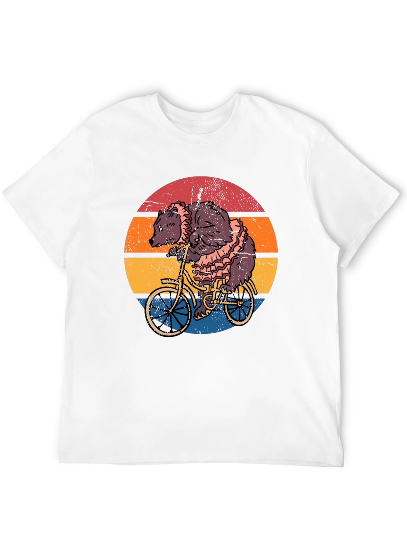 Bear on Bicycle Graphic Tee