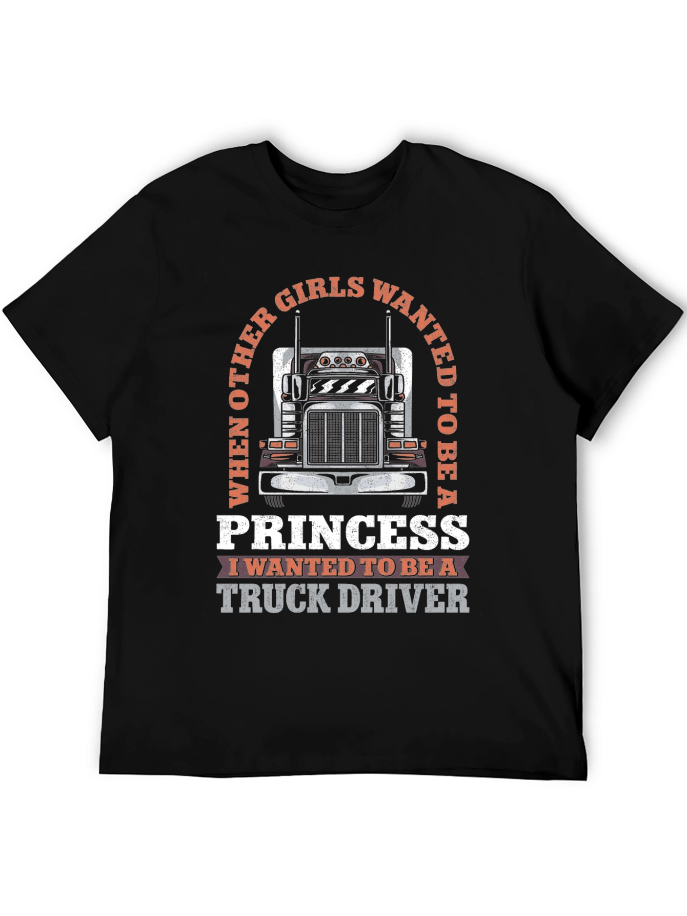 Truck Driver Princess T-Shirt
