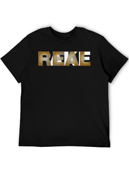 Stylish Black Graphic T-Shirt - REAKE