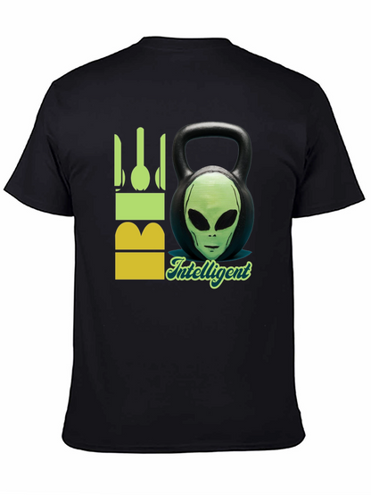 Alien Kettlebell T-Shirt - Intelligent & Fit!