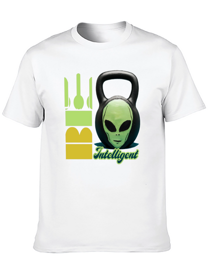 Alien Kettlebell T-Shirt - Intelligent & Fit!