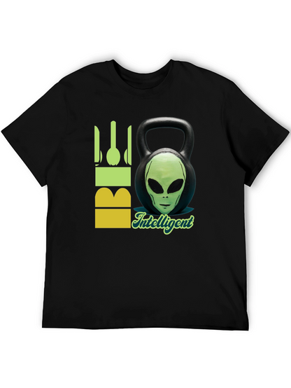 Alien Kettlebell T-Shirt - Intelligent & Fit!