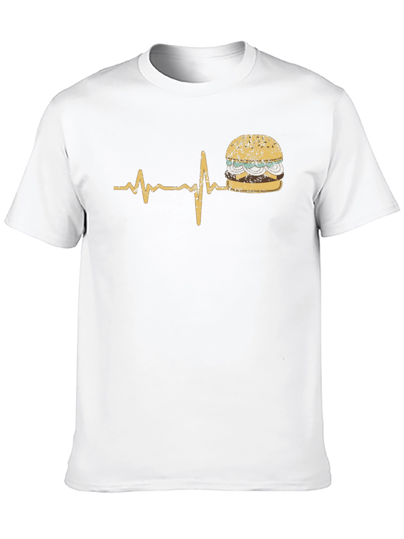Burger Lifeline T-Shirt - Funny Foodie Tee