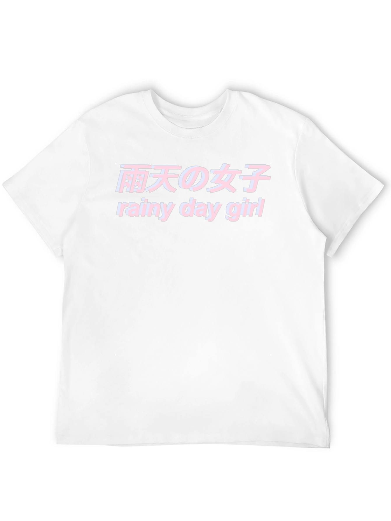 Rainy Day Girl Graphic Tee - Trendy Japanese Aesthetic