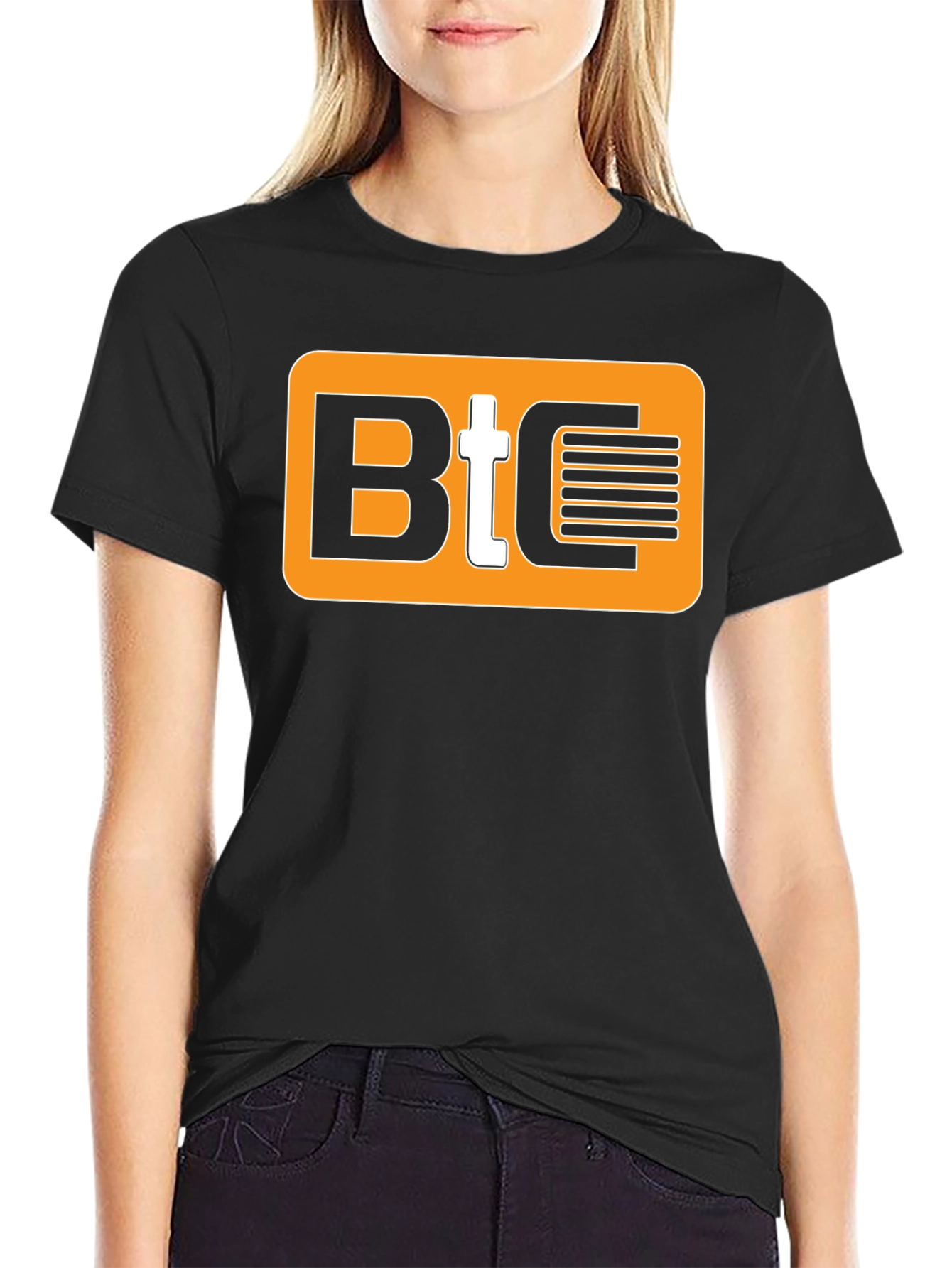 Black BTC Graphic Tee