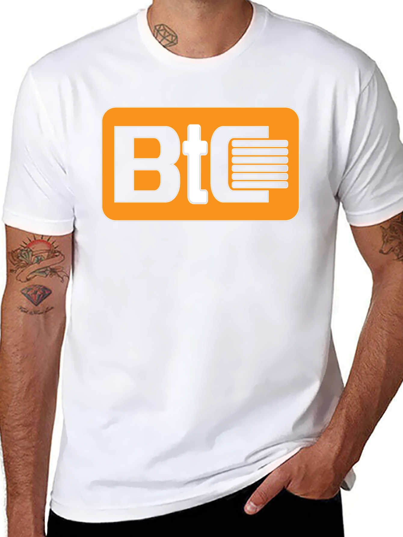 Black BTC Graphic Tee
