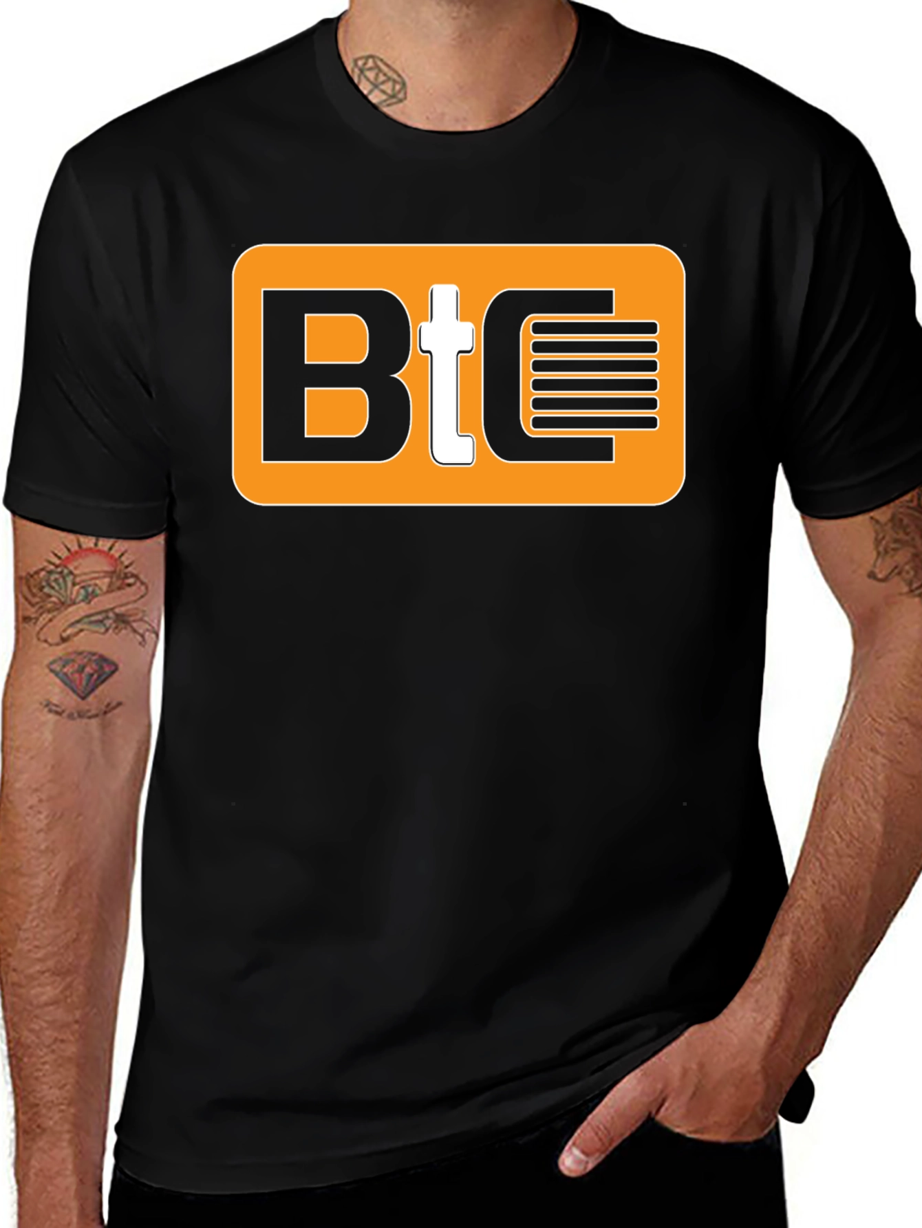 Black BTC Graphic Tee