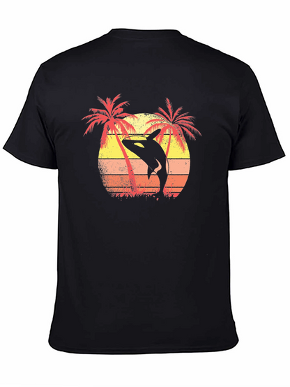 Orca Sunset Graphic Tee - Island Vibes