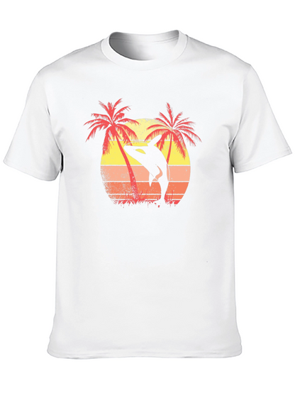 Orca Sunset Graphic Tee - Island Vibes