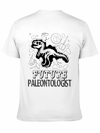 Future Paleontologist T-Shirt - Dinosaur Skeleton Design