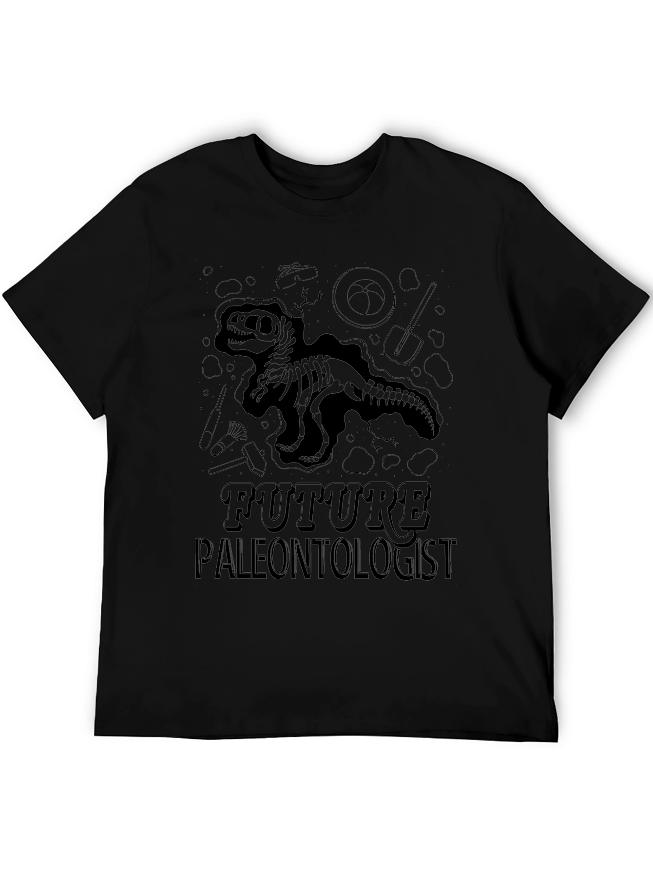 Future Paleontologist T-Shirt - Dinosaur Skeleton Design
