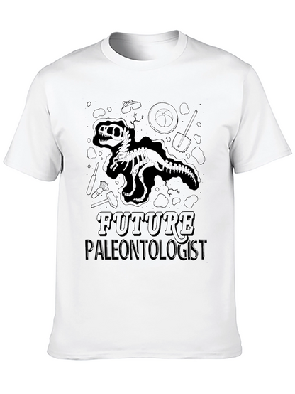 Future Paleontologist T-Shirt - Dinosaur Skeleton Design