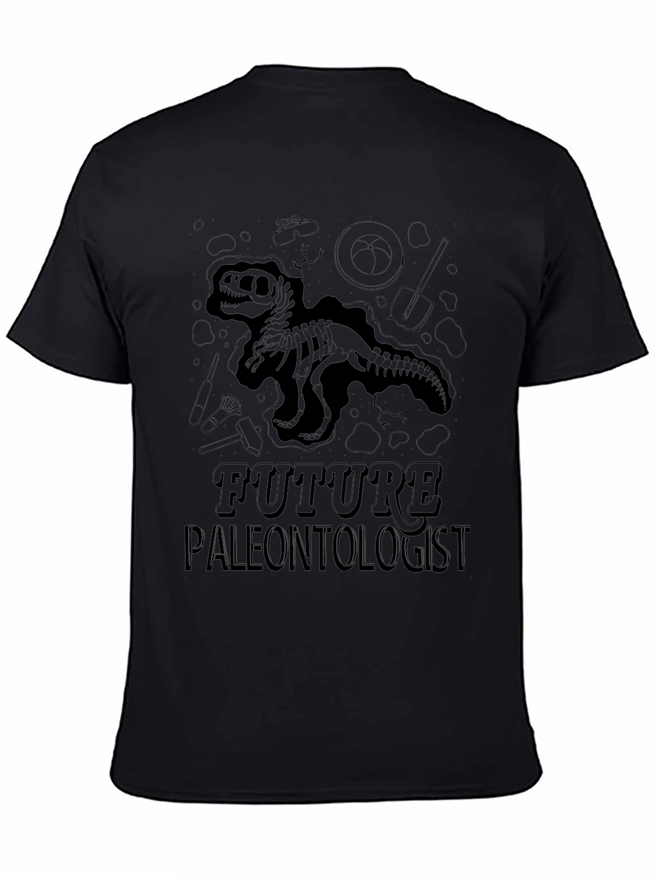 Future Paleontologist T-Shirt - Dinosaur Skeleton Design