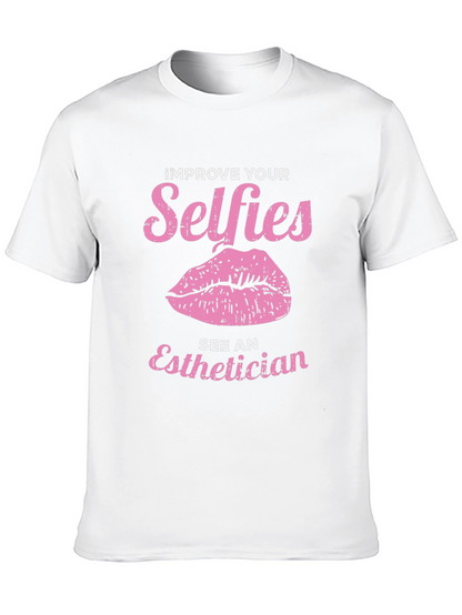 Improve Your Selfies Tee - Esthetician Gift