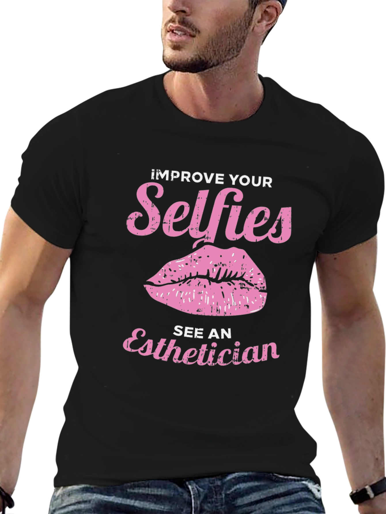 Improve Your Selfies Tee - Esthetician Gift
