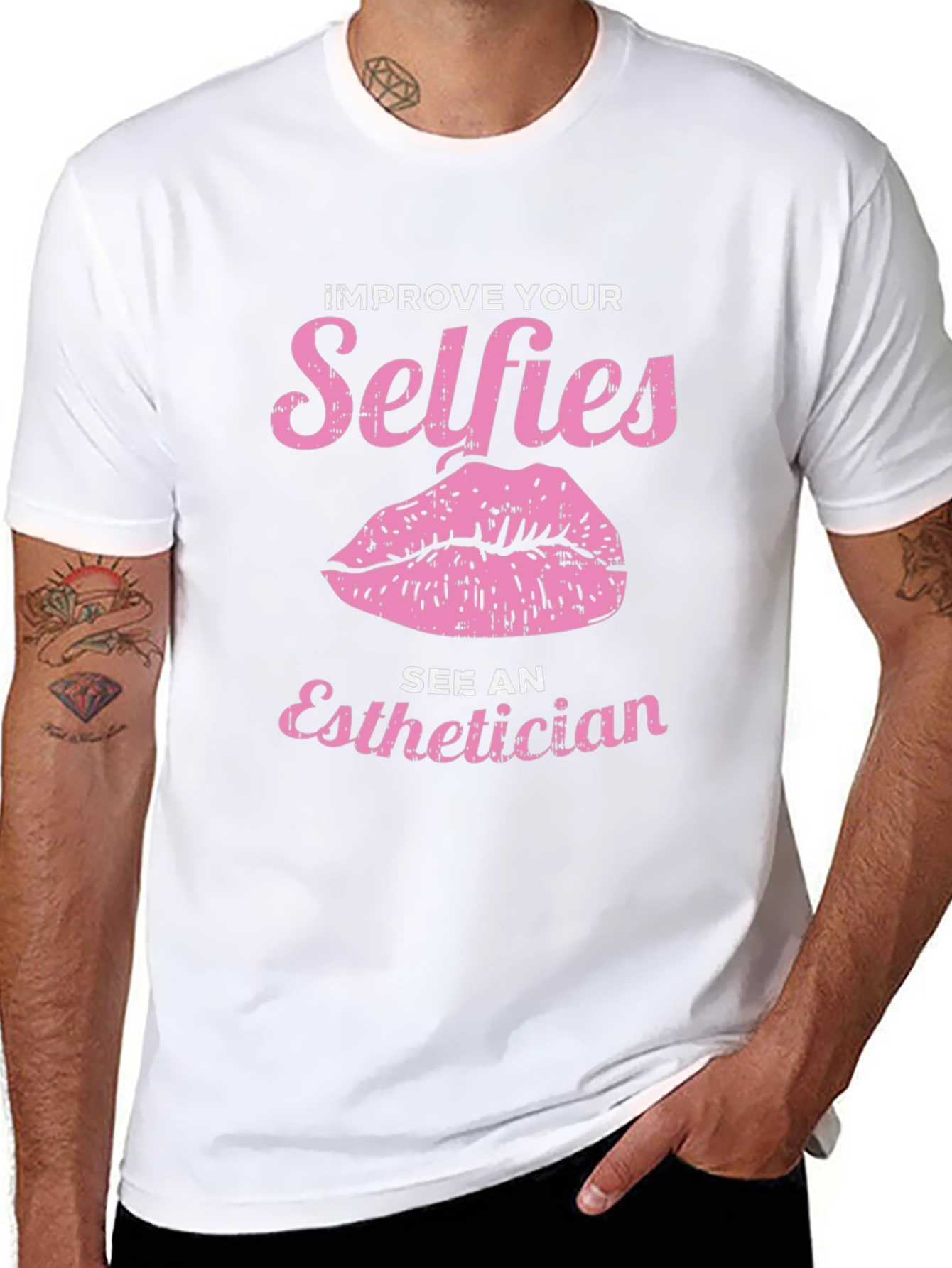 Improve Your Selfies Tee - Esthetician Gift