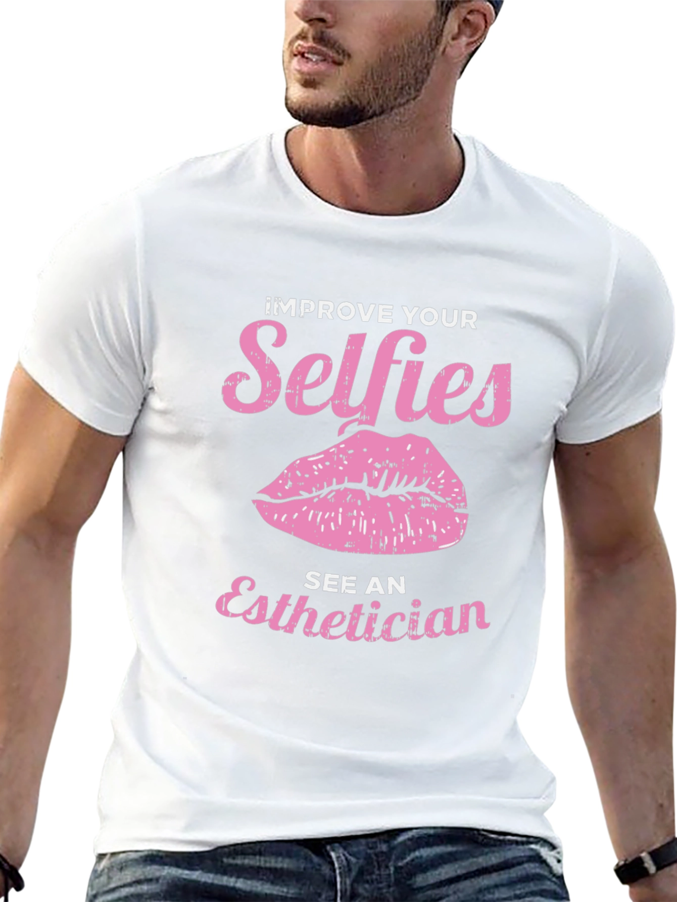 Improve Your Selfies Tee - Esthetician Gift