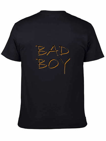 Bad Boy Graphic Tee - Black Cotton T-Shirt