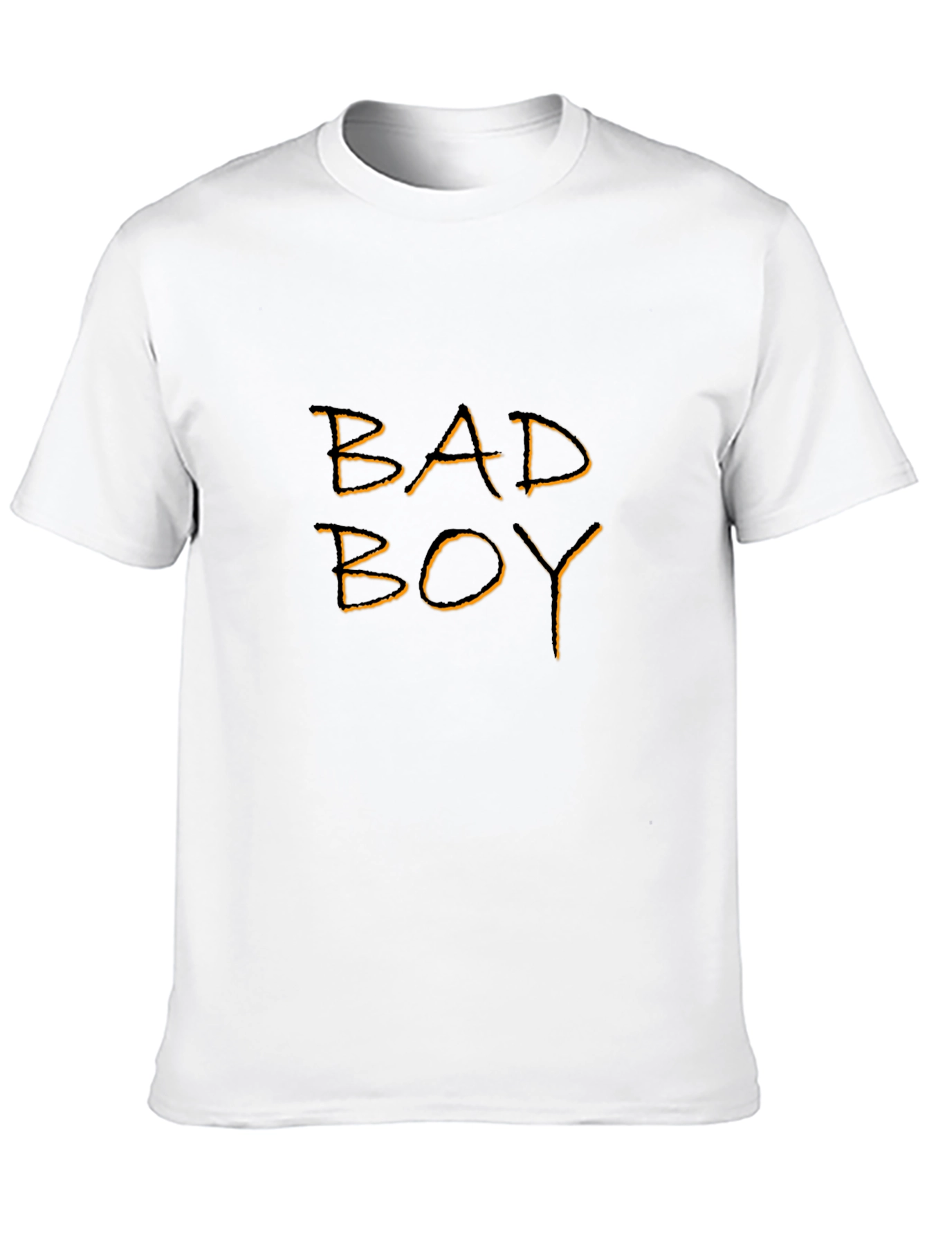 Bad Boy Graphic Tee - Black Cotton T-Shirt