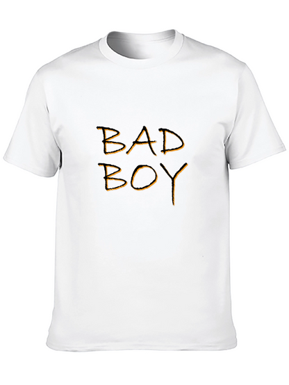 Bad Boy Graphic Tee - Black Cotton T-Shirt