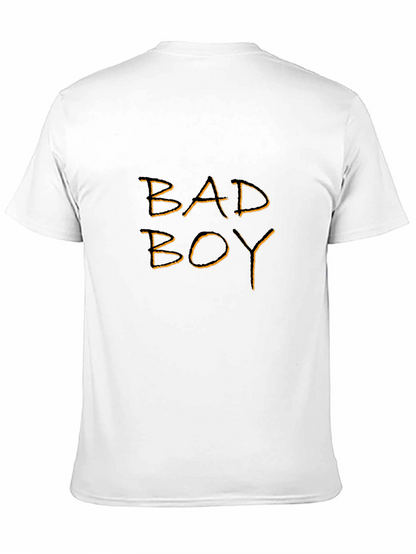 Bad Boy Graphic Tee - Black Cotton T-Shirt