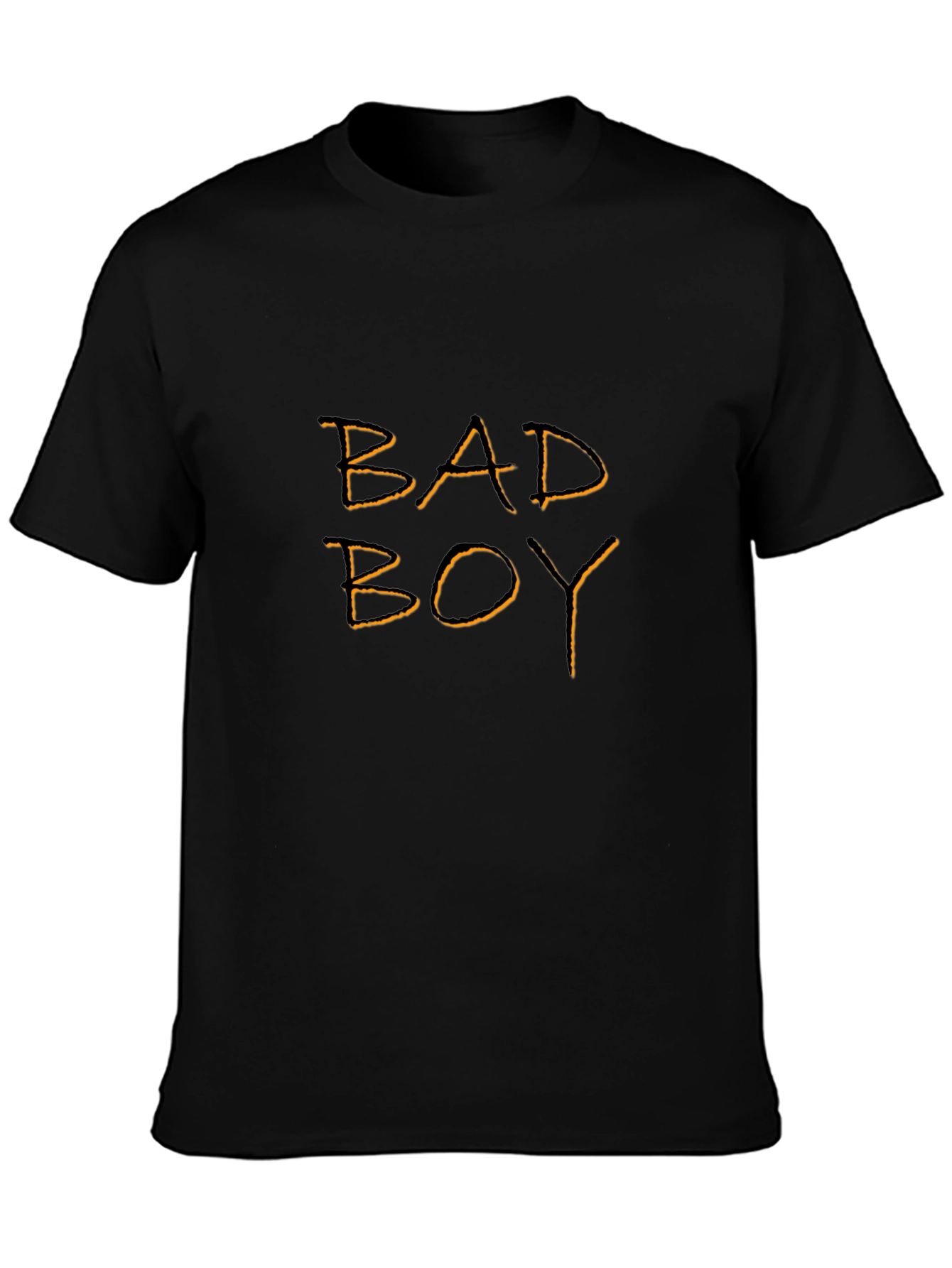 Bad Boy Graphic Tee - Black Cotton T-Shirt