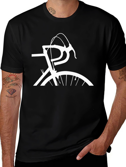 Cycling Silhouette Black T-Shirt
