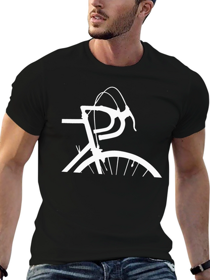 Cycling Silhouette Black T-Shirt