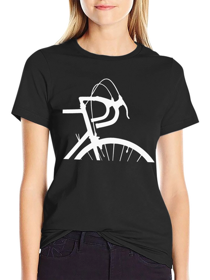 Cycling Silhouette Black T-Shirt