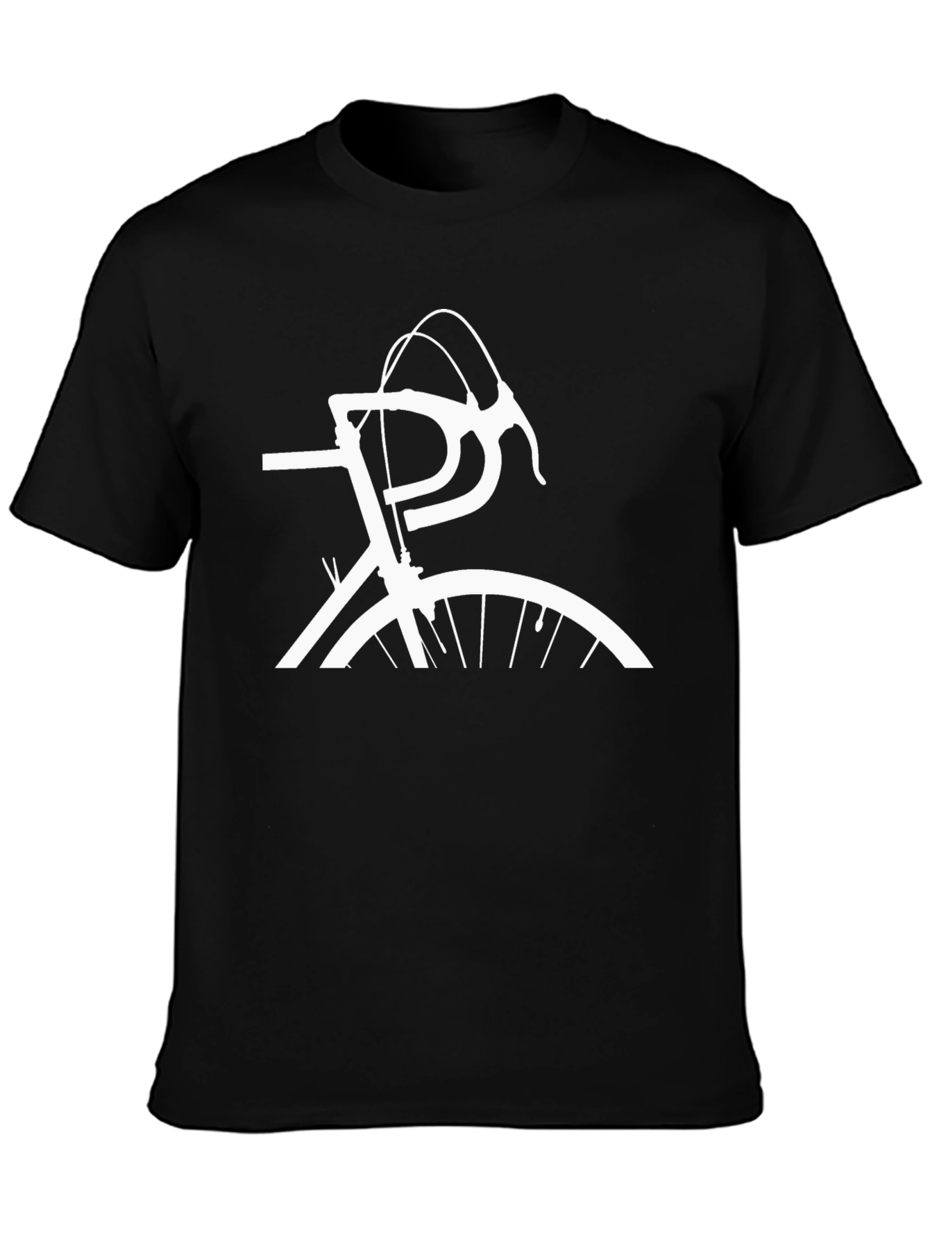 Cycling Silhouette Black T-Shirt