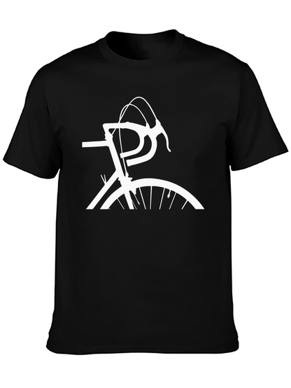 Cycling Silhouette Black T-Shirt