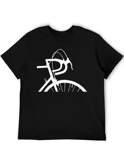Cycling Silhouette Black T-Shirt