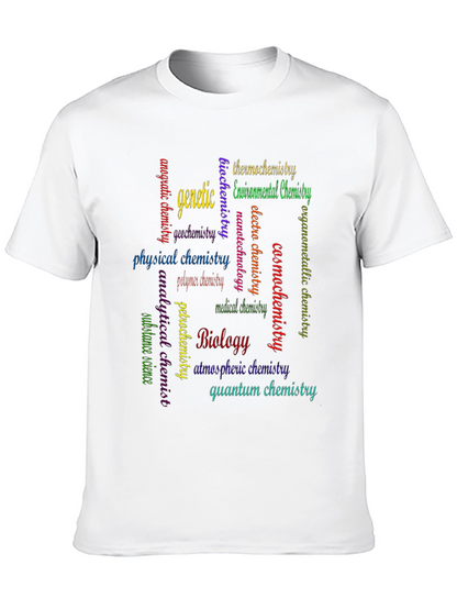 Science Word Cloud Graphic T-Shirt
