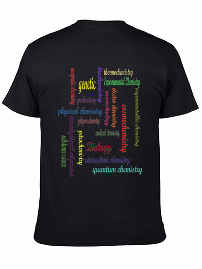 Science Word Cloud Graphic T-Shirt
