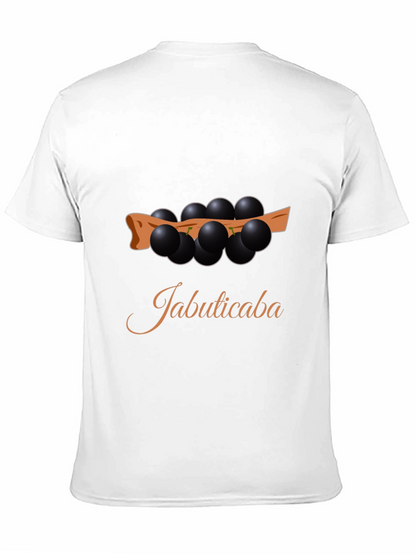 Jabuticaba Fruit Design Black T-Shirt