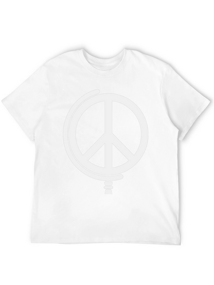 Peace Globe Graphic T-Shirt - Black