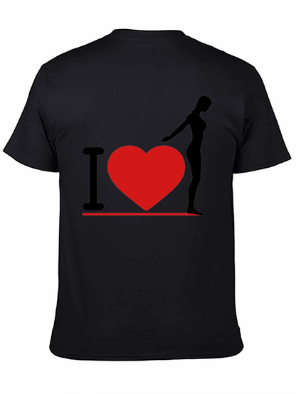 I Heart Woman T-Shirt - Black Graphic Tee