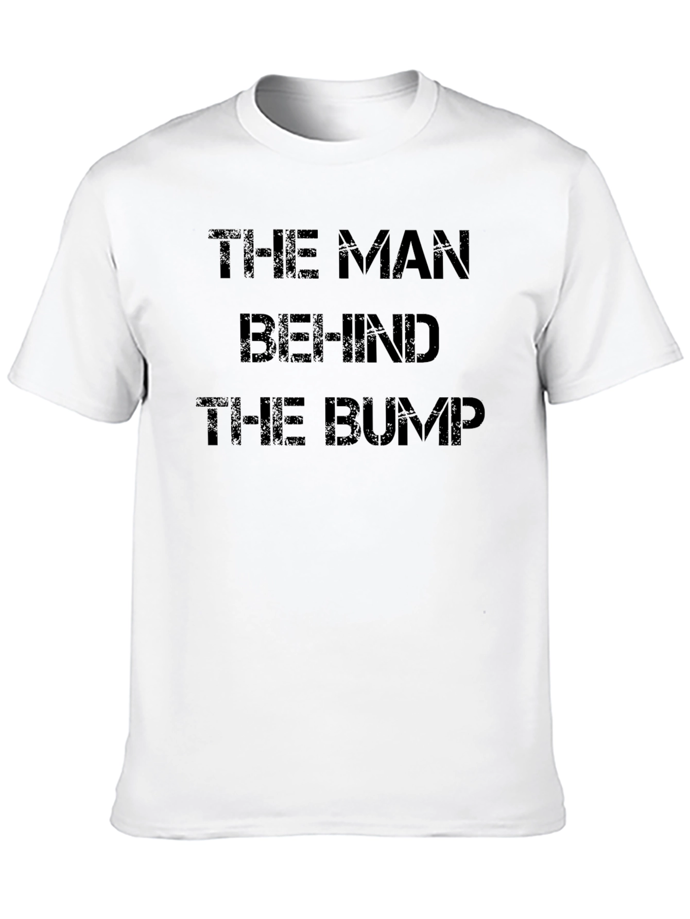 The Man Behind The Bump T-Shirt - Black