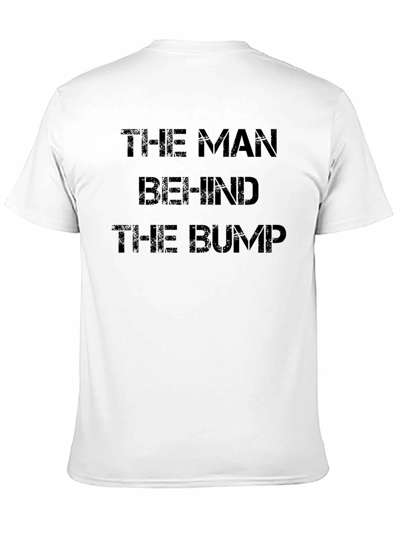 The Man Behind The Bump T-Shirt - Black