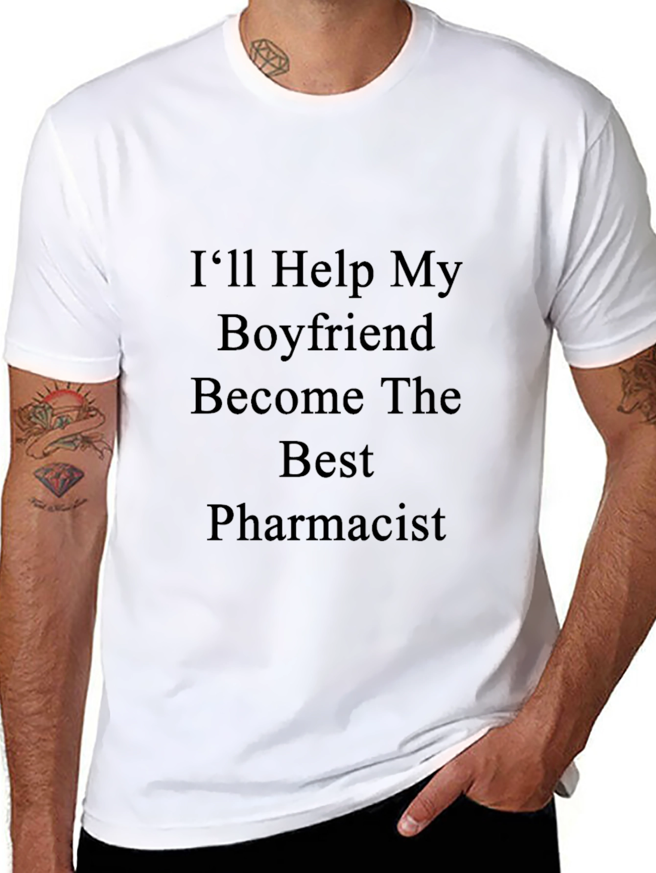 Ill Help My Boyfriend Pharmacist T-Shirt