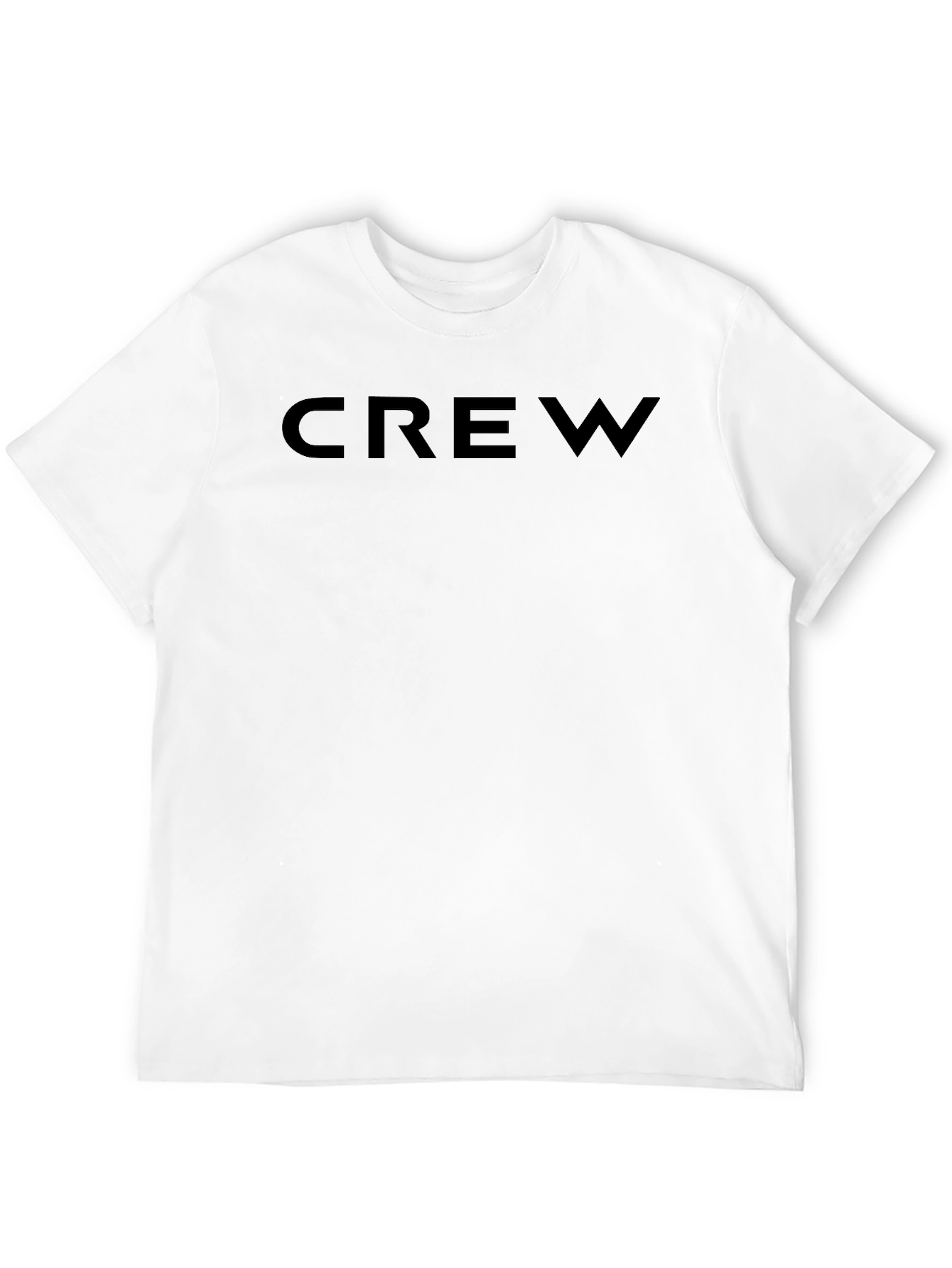 Crew Neck Black T-Shirt